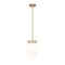 Z-Lite Gideon Pendant, 1-Light, 10 In.W x 14.5 In.H, Modern Gold/Etched Opal 1945P9-MGLD - alternate 1